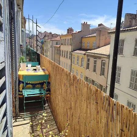 Sunny And Fully Furnished Duplex In Central Marseilles Buitenkant foto